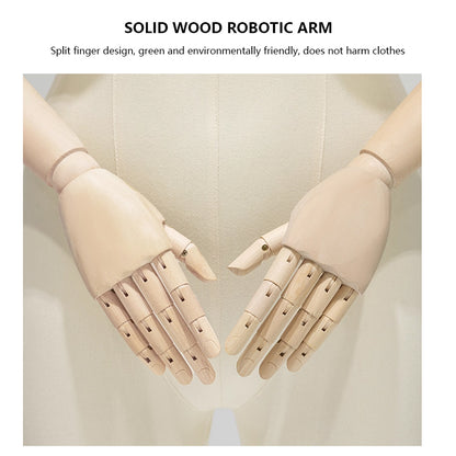 Maniquí de mujer de talla grande: Exhibición de siluetas con curvas para una moda inclusiva