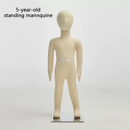 Child dress form - Full Body Soft Bendable Baby Mannequin for Kids’ Clothing Displays | JELIMATE