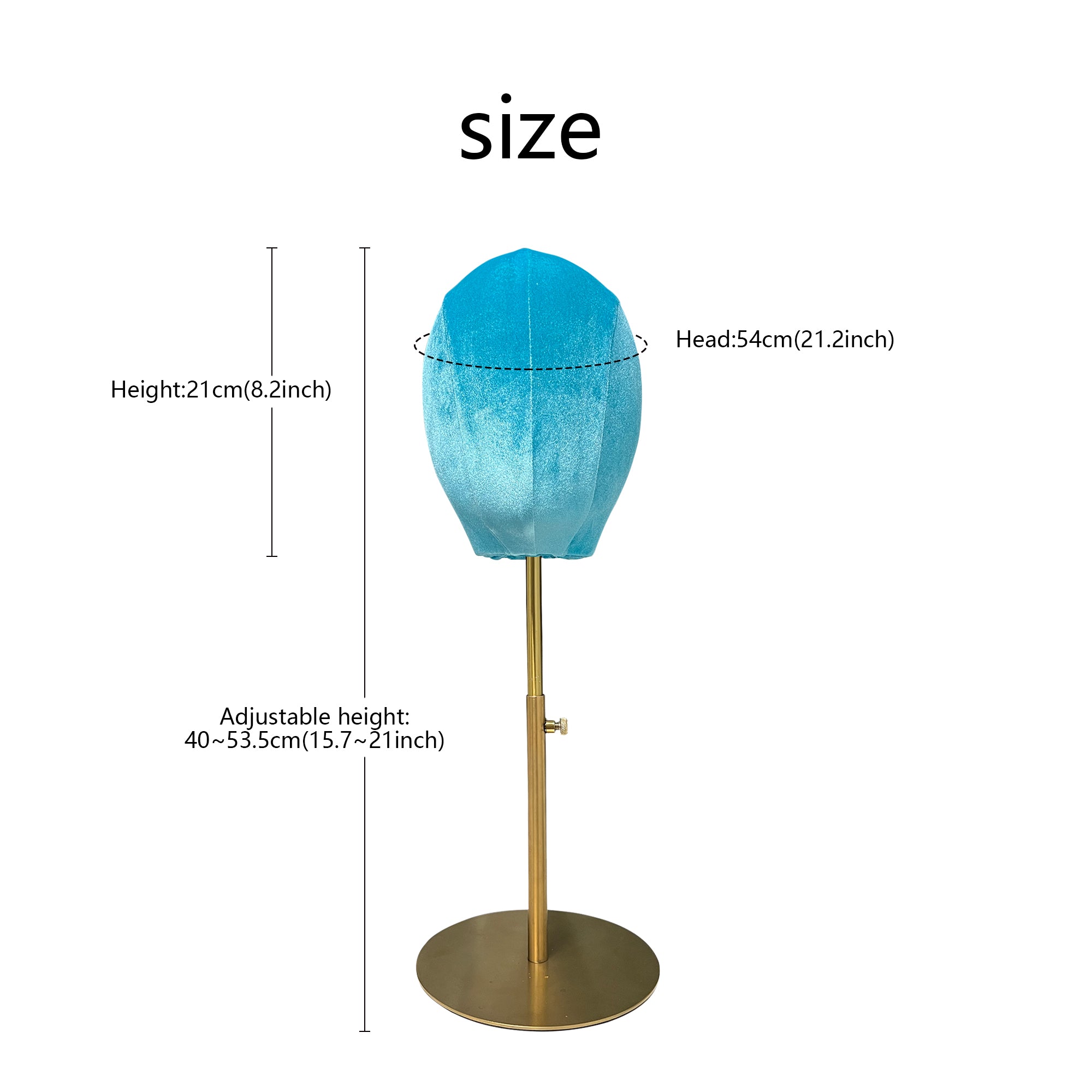 Jelimate Colorful Velvet Head Mannequin Dress Form,Female Mannequin Head For Wigs,Sunglasses Earring Headband Jewelry Display Head Hat Display Stand