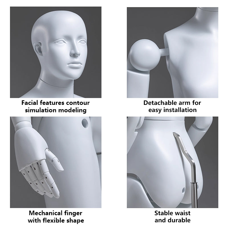 Flexible Model Male / Female / Kids - Posable stylish Full-Body Mannequin | JELIMATE
