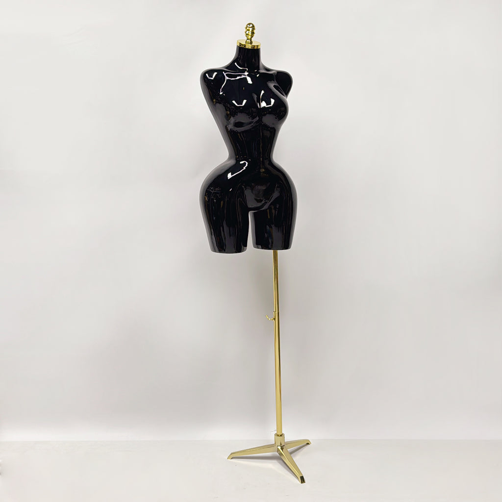 JELIMATE Luxe S-Shape Female Mannequin Torso: Curvy BBL Silhouette Dress Form with Big Hips for Evening Gowns