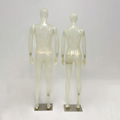 Premium Translucent Frosted Mannequin | Full Body Display for Luxury Boutiques