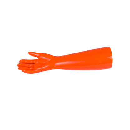 Jelimate Glossy Orange Right Hand Full Arm Mannequin – Gloves, Headphones & Sports Accessories Display