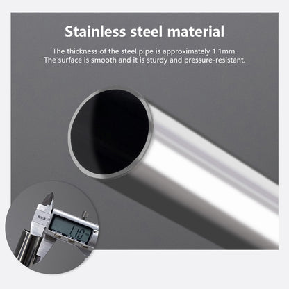 JELIMATE Half Body Mannequin Stand Base | Stainless Steel Retail Display Pole Stand