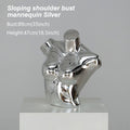 Electroplated Lingerie Mannequin - Female Torso & Hip Display for Boutique Retail