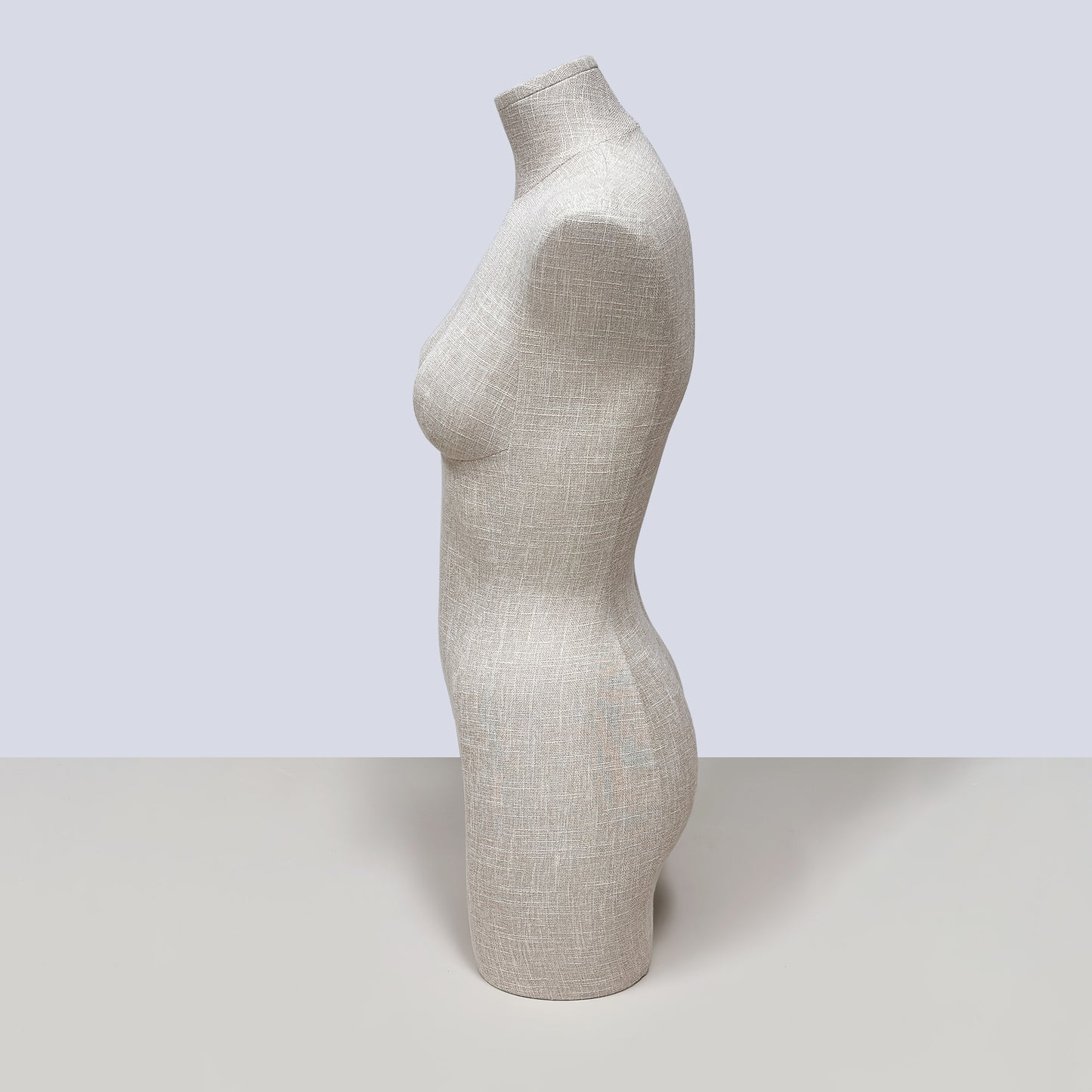 JELIMATE Half Body Mannequin Torso, Linen Dress Form for Lingerie Underwear Display