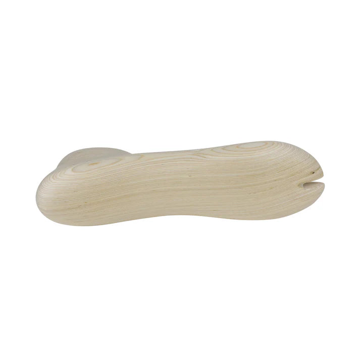 9" Natural Wood Grain Foot Mannequin - Seamless Display for Shoes & Accessories