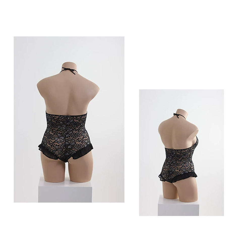 Jelimate Full Body Female Plus Size Mannequin,Half Body Women Plus Size Dress Form Model,Big Breast Lingerie Swimsuit Pant Bikini Underwear Mannequin