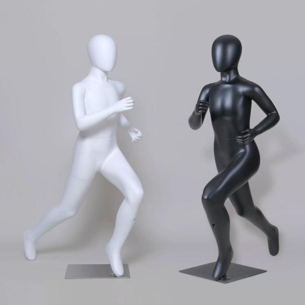 JELIMATE Kids Sport Full Body Mannequin | Athletic Children Clothing Display Form for Ages 2–12