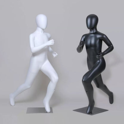 JELIMATE Kids Sport Full Body Mannequin | Athletic Children Clothing Display Form for Ages 2–12