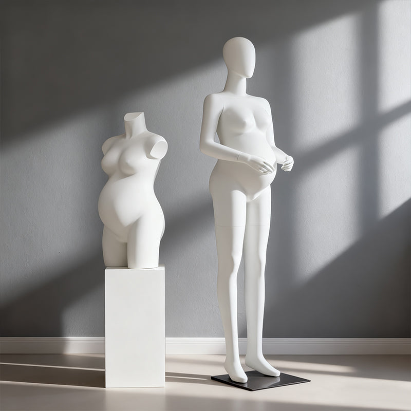Maternity Wear Mannequin: Realistic Full-Body & Half-Body Display for Pregnant Women’s Fashion