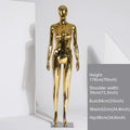 JELIMATE Electroplated Female Full Body Mannequin Window Display | Silver Gold Mirror