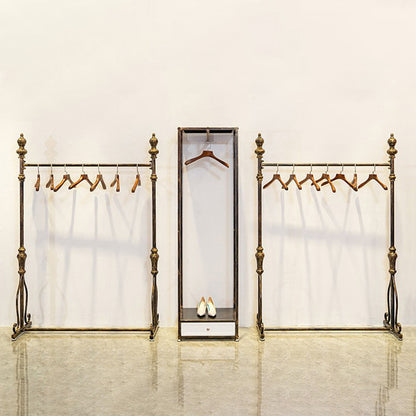 JELIMATE 70.8" Antique Bronze Clothing Rack – Iron Garment Rack for Bedroom & Boutique