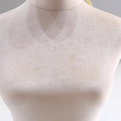 JELIMATE Luxury Velvet Female Hanging Mannequin Torso - Aesthetic Bridal Mannequin with Gold Hook