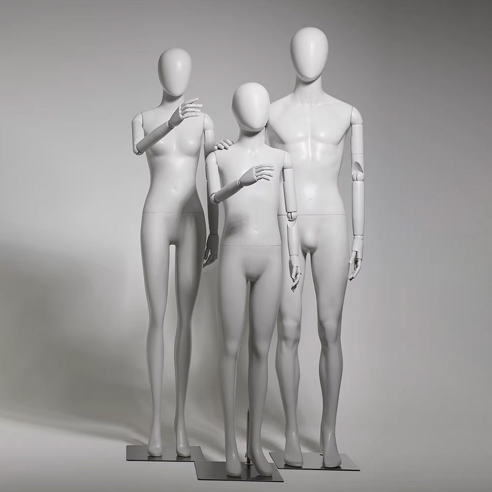 JELIMATE Articulated Full-Body Mannequin | Children & Adult Display Forms