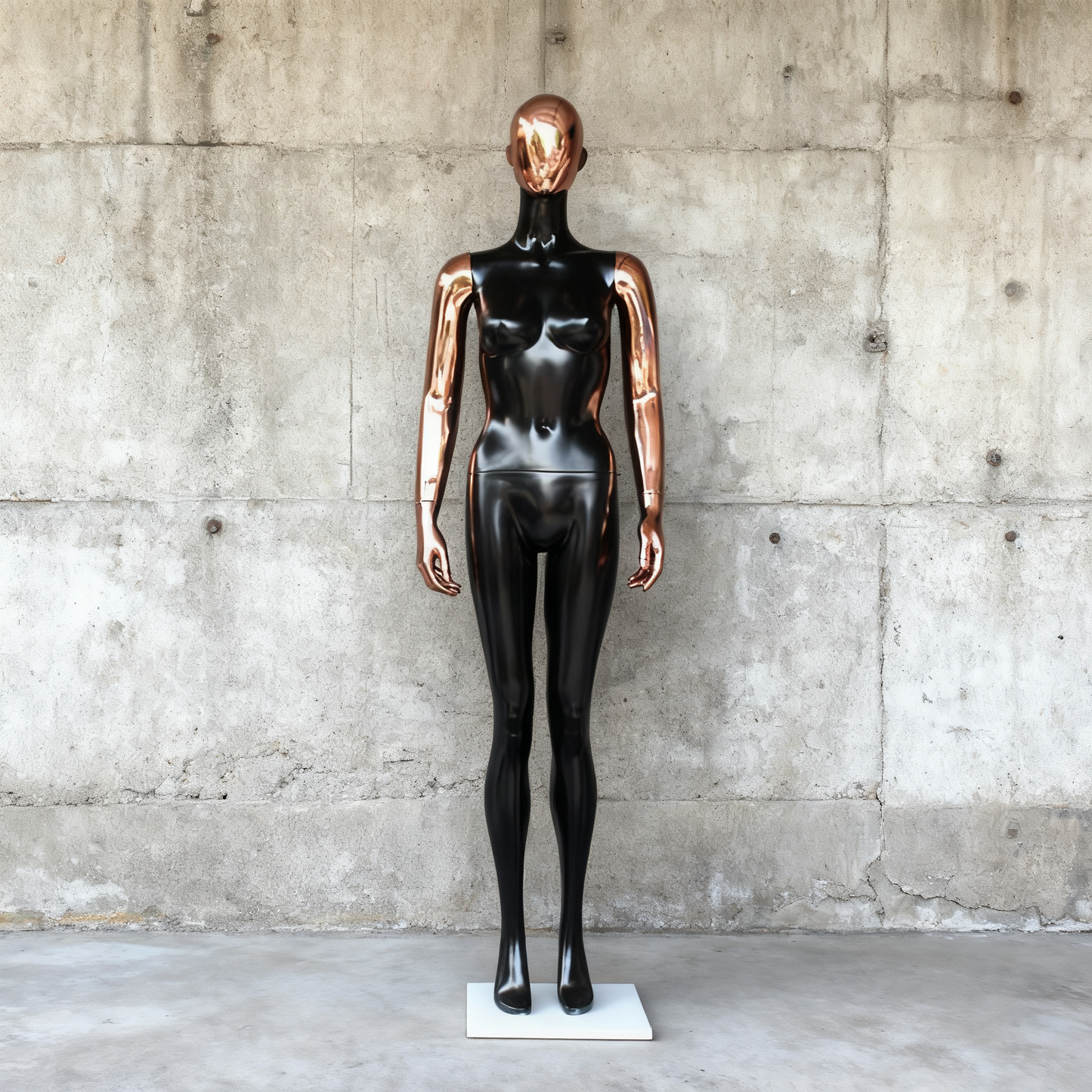 JELIMaTE | 2025 Luxury Rose Gold Female Mannequin - Full Body Fiberglass Display Model