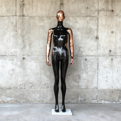 JELIMaTE | 2025 Luxury Rose Gold Female Mannequin - Full Body Fiberglass Display Model