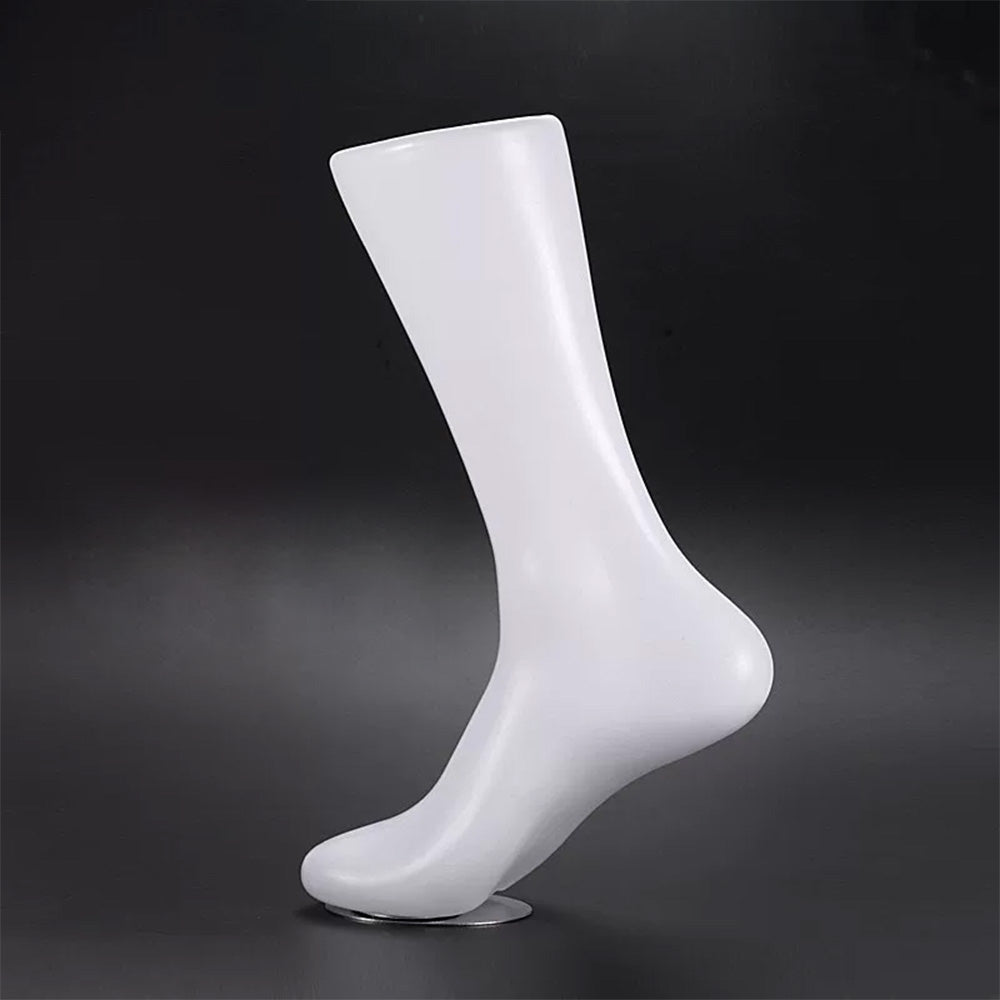 JELIMATE Foot Mannequin for Socks & Hosiery Display – Male Female PE Foot Form Stand