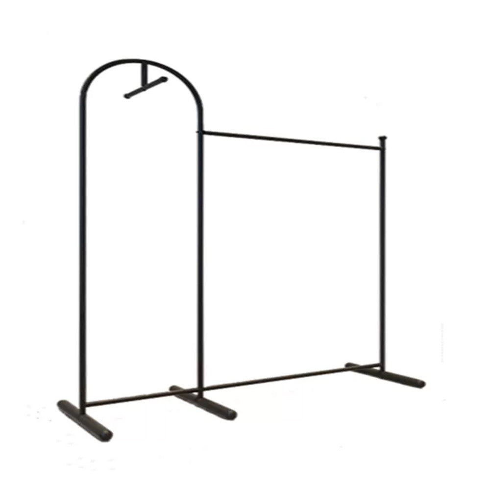 JELIMATE Arched Clothing Rack 66" Floor Standing Boutique Garment Display Stand
