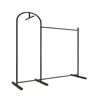 JELIMATE Arched Clothing Rack 66" Floor Standing Boutique Garment Display Stand