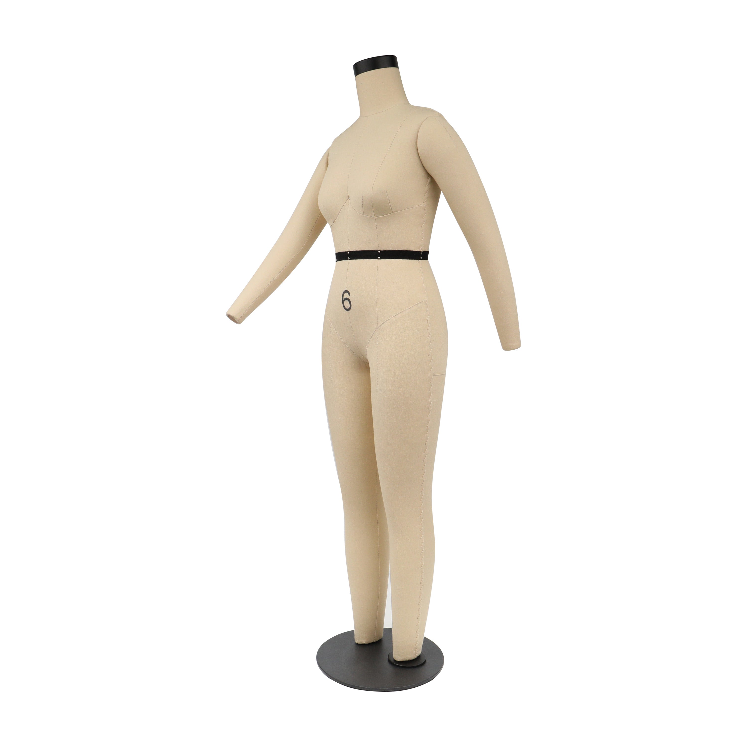 Professional Full Body Dress Form - Half Scale Female Mannequin with Legs (77cm, US Size 6)