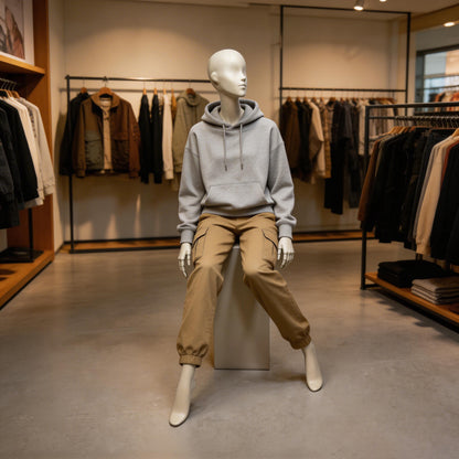 Professional Seated Display Mannequin - Boutique, Studio & Department Store Use