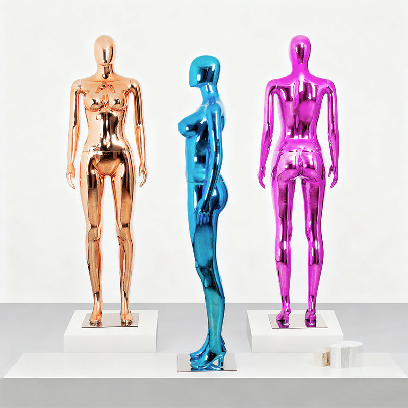 JELIMATE | Plus Size African Style Female Mannequin - Full Body Curvy Display Form for Fashion Window Displays