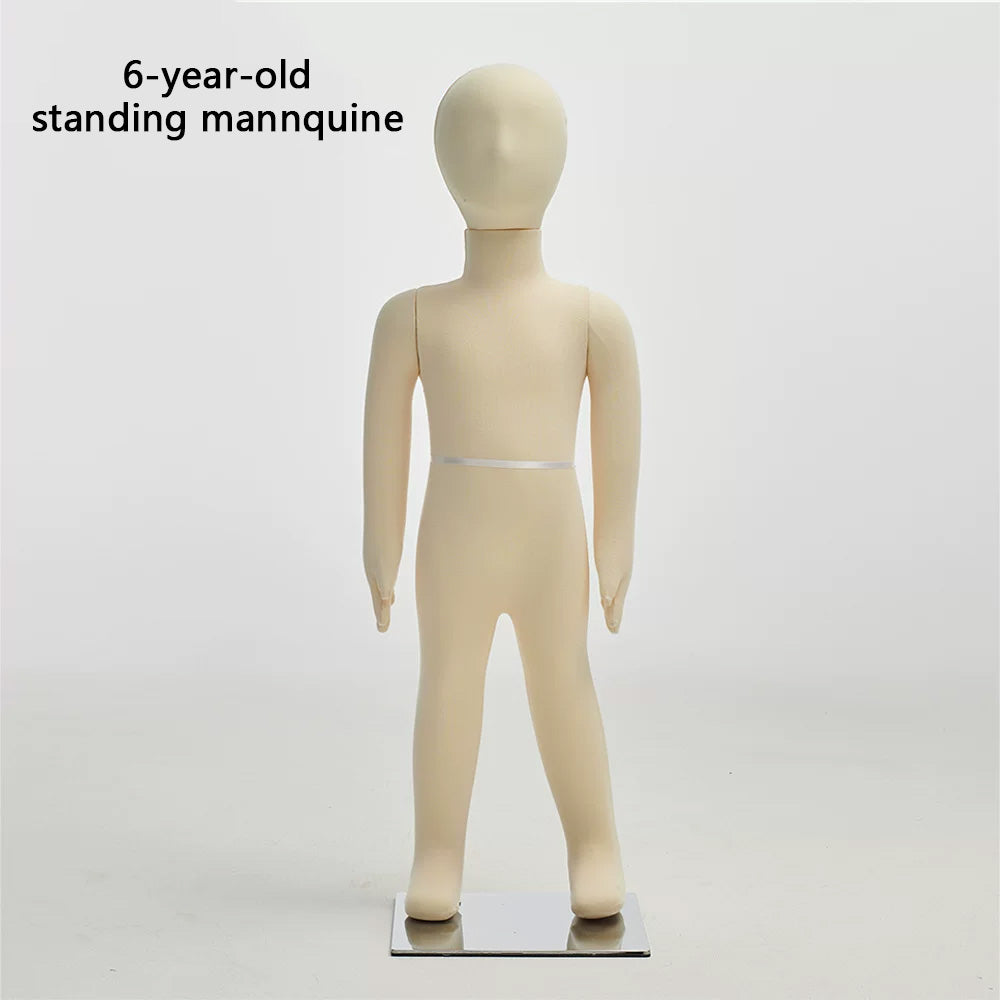 Child dress form - Full Body Soft Bendable Baby Mannequin for Kids’ Clothing Displays | JELIMATE