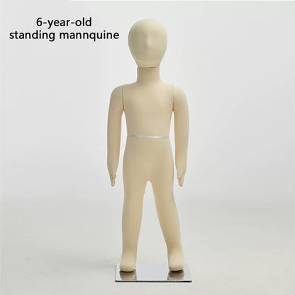 Child dress form - Full Body Soft Bendable Baby Mannequin for Kids’ Clothing Displays | JELIMATE
