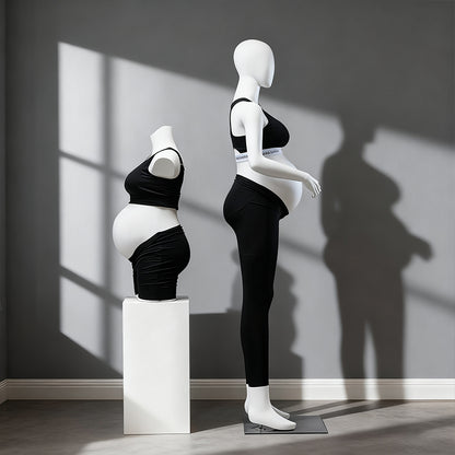 Maternity Wear Mannequin: Realistic Full-Body & Half-Body Display for Pregnant Women’s Fashion