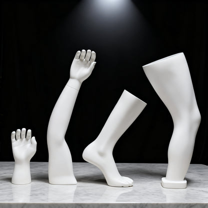 JELIMATE Fiberglass Male Mannequin Body Parts – 7 Styles for Sportswear & Brace Display