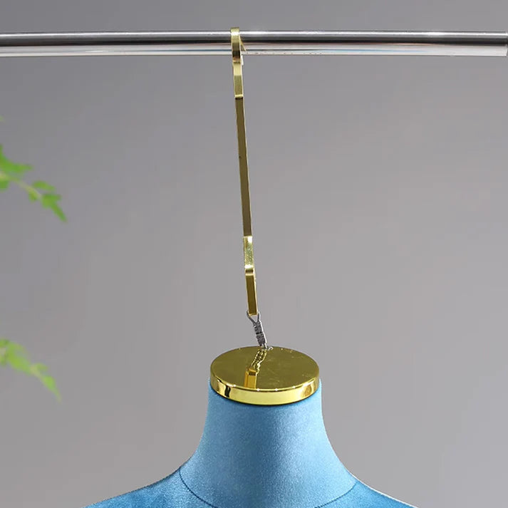 JELIMATE Luxury Velvet Female Hanging Mannequin Torso - Aesthetic Bridal Mannequin with Gold Hook