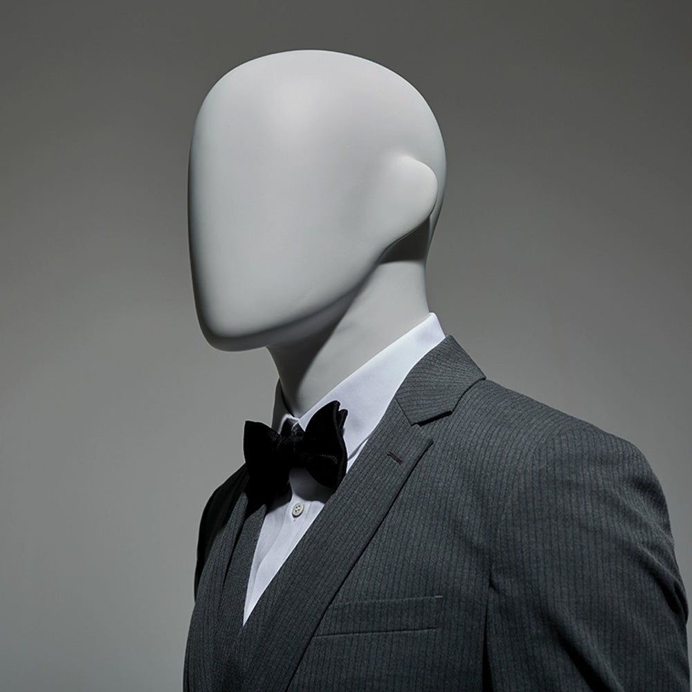 Jelimate Clothing Store Matte Gray Male Mannequin Full Body,Fiberglass Mannequin Male Body Bottom Leg,Window Display Business Model Clothing Dress Form