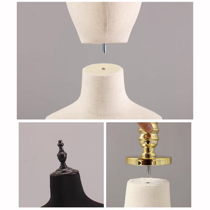 Mannequin Head Cap Replacement Top Cover Gold Silver & More | JELIMATE