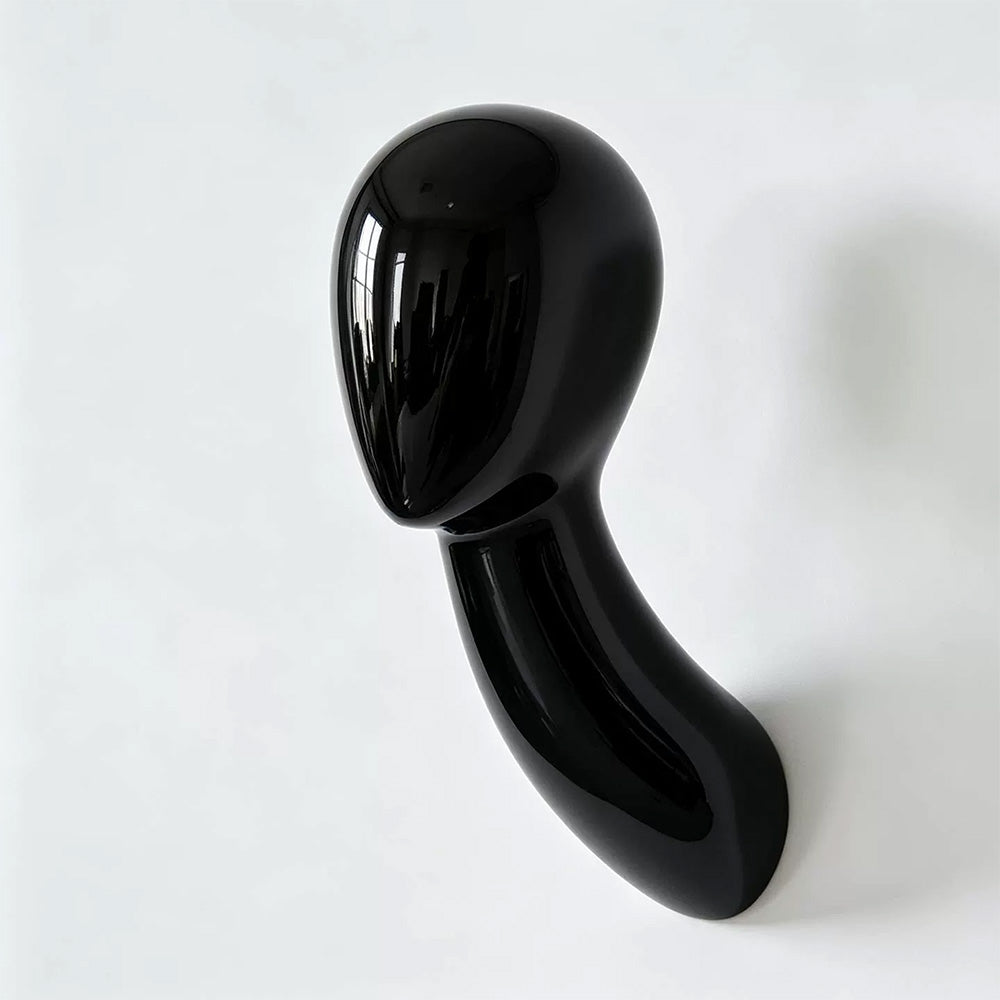 JELIMATE Wall-Mounted Mannequin Head for Hats, Wigs & Boutique Window Accessory Displays