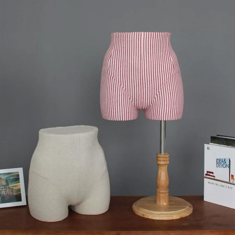 JELIMATE Male & Female Buttocks Mannequin for Underwear Swimwear Shorts Belt Display Stand