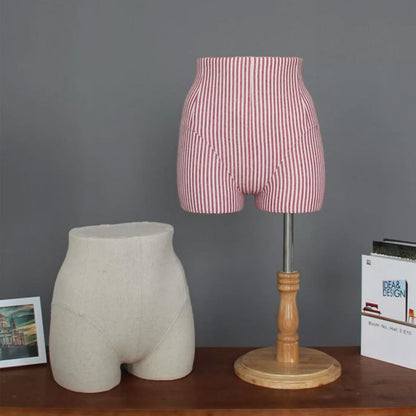 JELIMATE Male & Female Buttocks Mannequin for Underwear Swimwear Shorts Belt Display Stand