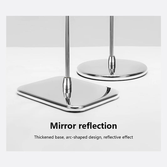 JELIMATE Half Body Mannequin Stand Base | Stainless Steel Retail Display Pole Stand