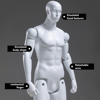 Flexible Model Male/Female/Kids - Posable stylish Full-Body Mannequin | JELIMATE
