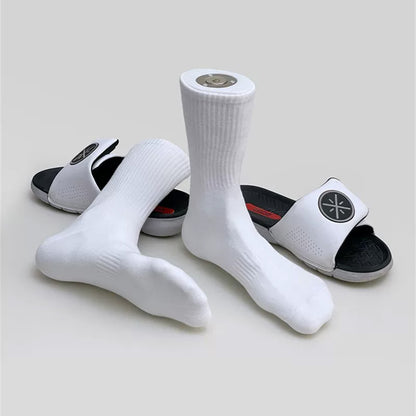 JELIMATE Male Foot Mannequin US Size 10, PVC Shoe Sock Display Model, 1 Pair