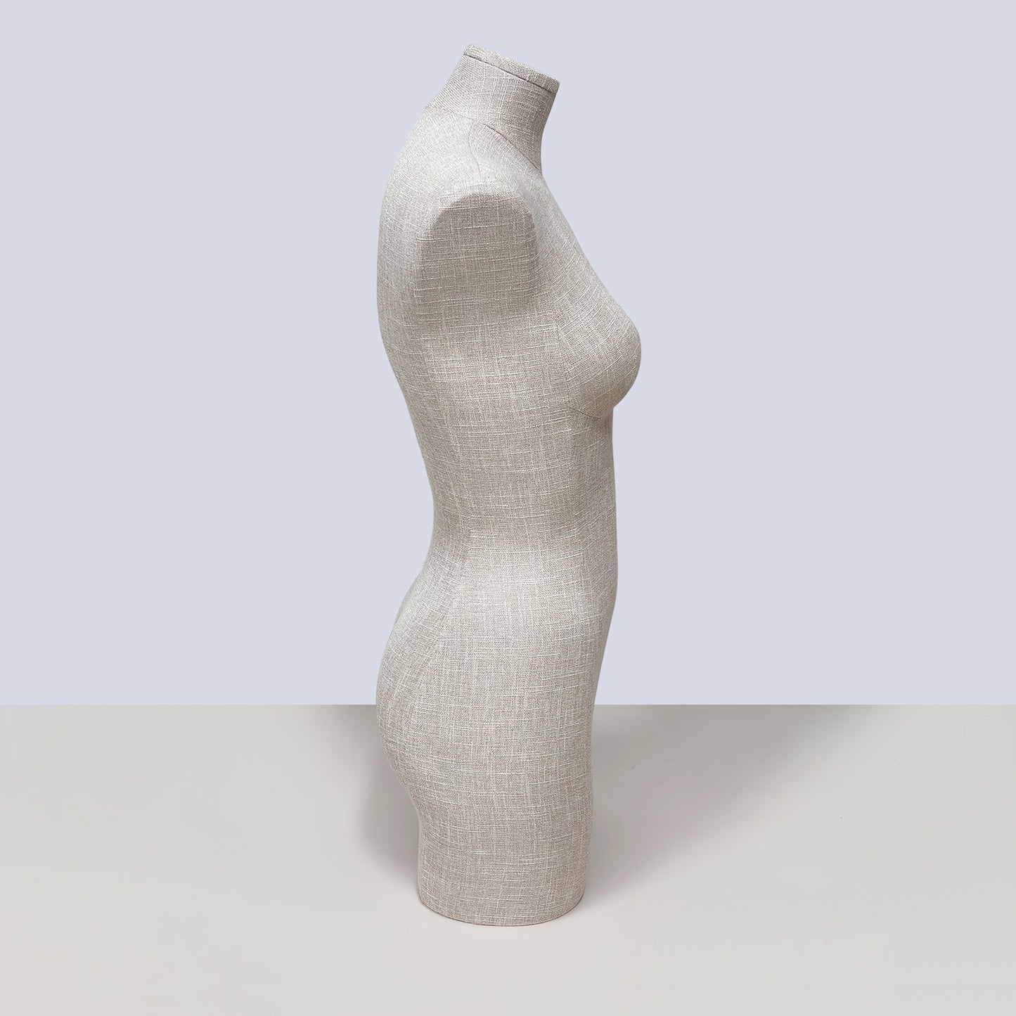JELIMATE Half Body Mannequin Torso, Linen Dress Form for Lingerie Underwear Display