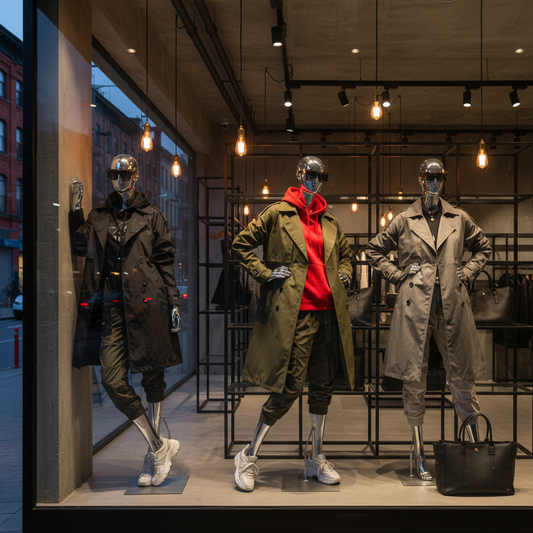 街头时尚概念店橱窗