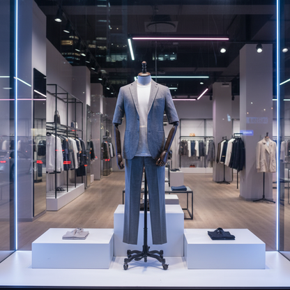 Jelimate Urban Nighttime Window Display Rendering