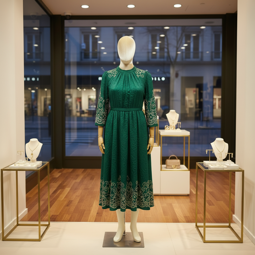 大码模特橱窗展示 - 正方形