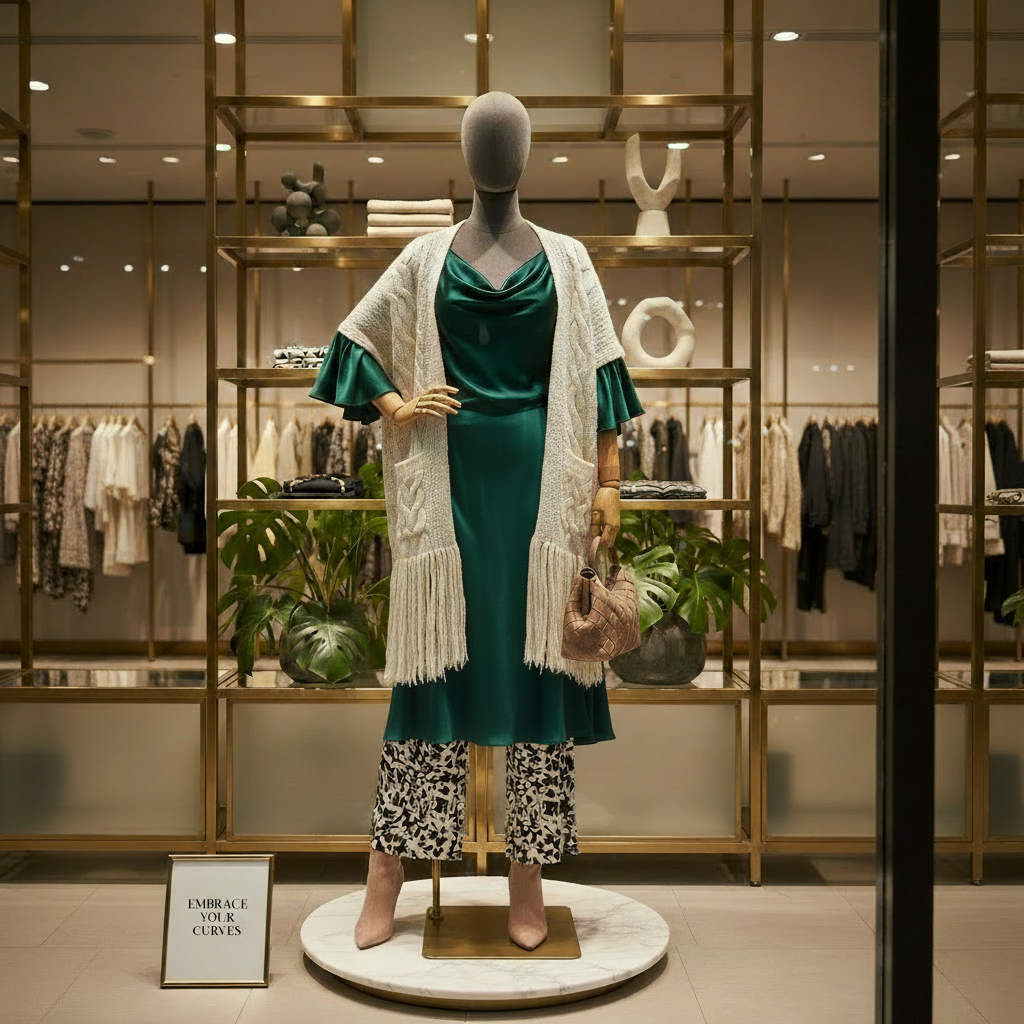 精品店橱窗展示 - 正方形