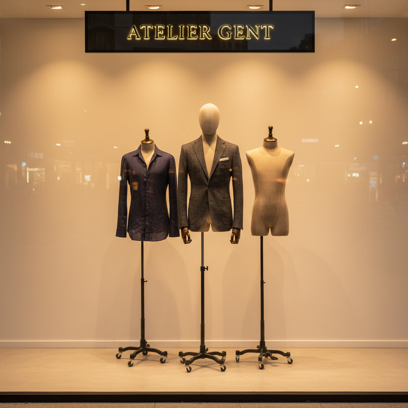 Jelimate Boutique Window Display Rendering