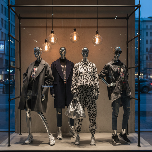 街头时尚概念店橱窗