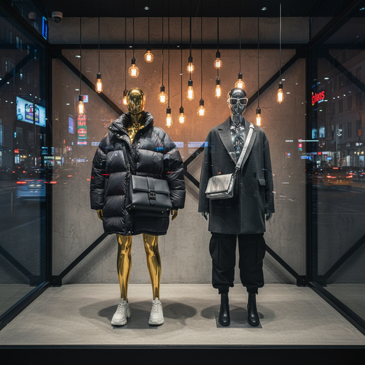 街头时尚概念店橱窗