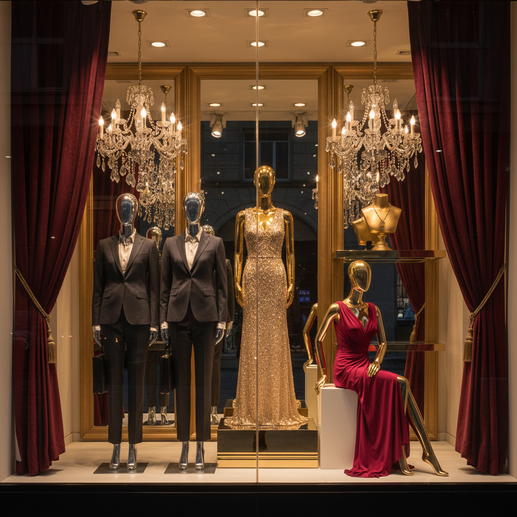 高端百货橱窗展示