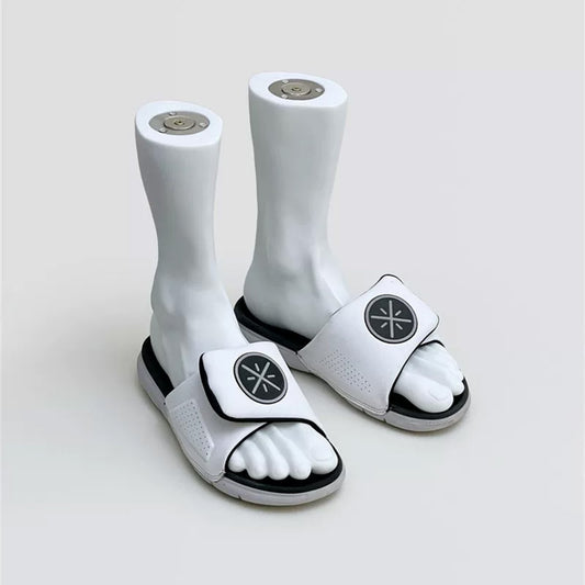 JELIMATE Male Foot Mannequin US Size 10, PVC Shoe Sock Display Model, 1 Pair